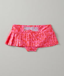  ALOHA HONOLULU LOW RISE PLEATS SKORT / 071023 / NEON RED