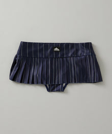  TRACK LINE LOW RISE PLEATS SKORT / 071022 / NAVY