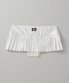 TRACK LINE LOW RISE PLEATS SKORT / 071022 / WHITE