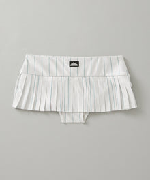  TRACK LINE LOW RISE PLEATS SKORT / 071022 / WHITE