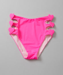  TROPIC HEART LOW RISE BOTTOM / 071010 / NEON PINK