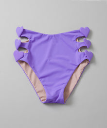  TROPIC HEART LOW RISE BOTTOM / 071010 / PURPLE