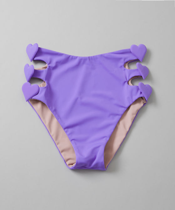 TROPIC HEART LOW RISE BOTTOM / 071010 / PURPLE